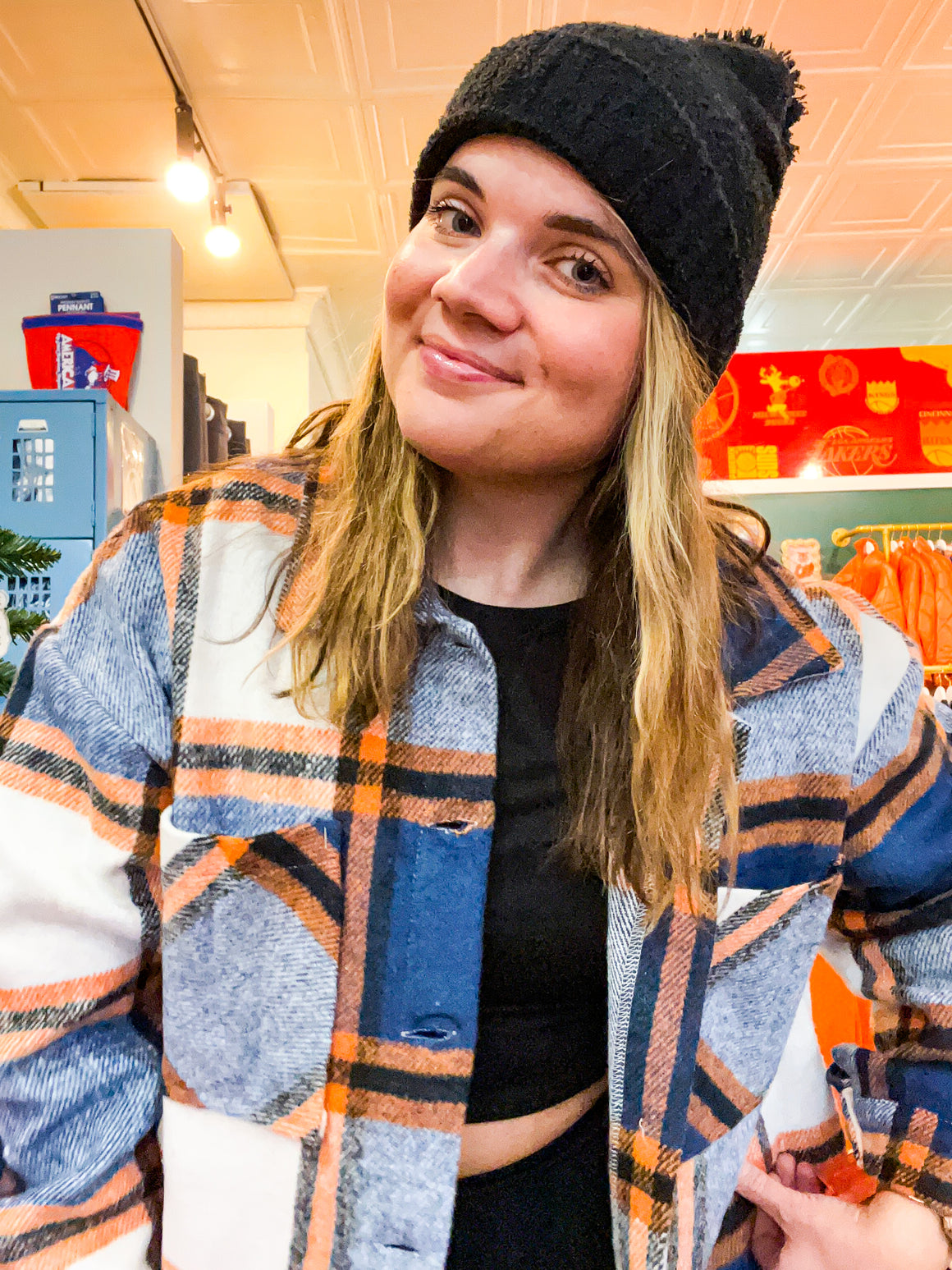 Game Day Cozy Pom Pom Beanie