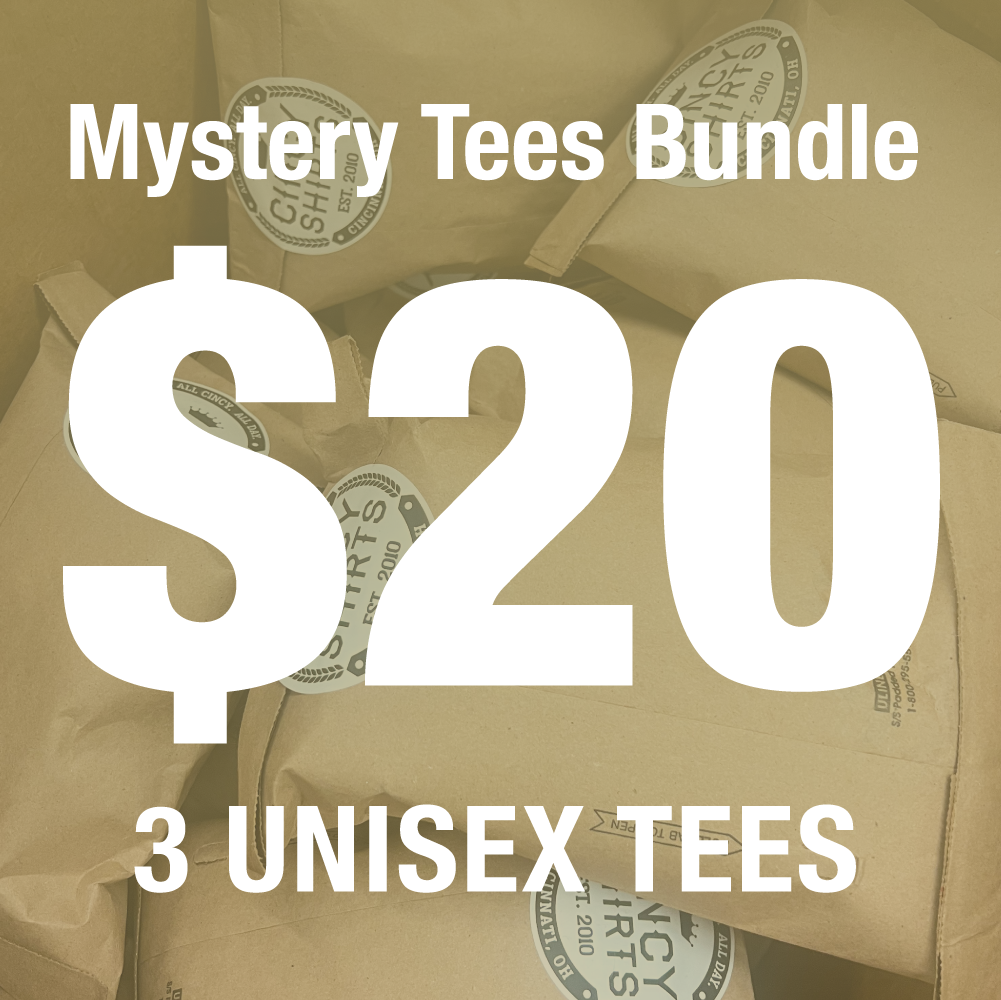 3 for $20 Mystery T-shirt Bundle - Cincinnati Tees