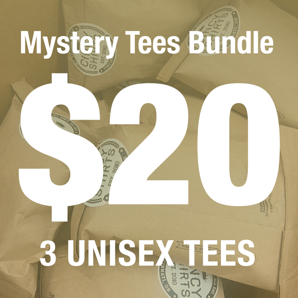 3 for $20 Mystery T-shirt Bundle - Cincinnati Tees