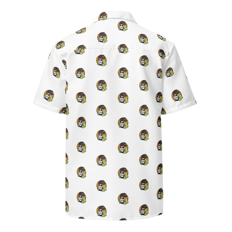 Cool Ghoul All Over Unisex button shirt