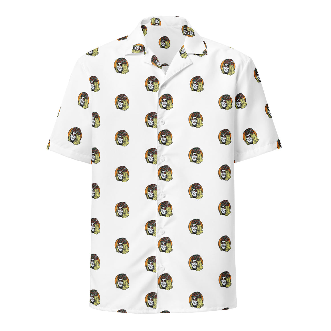 Cool Ghoul All Over Unisex button shirt